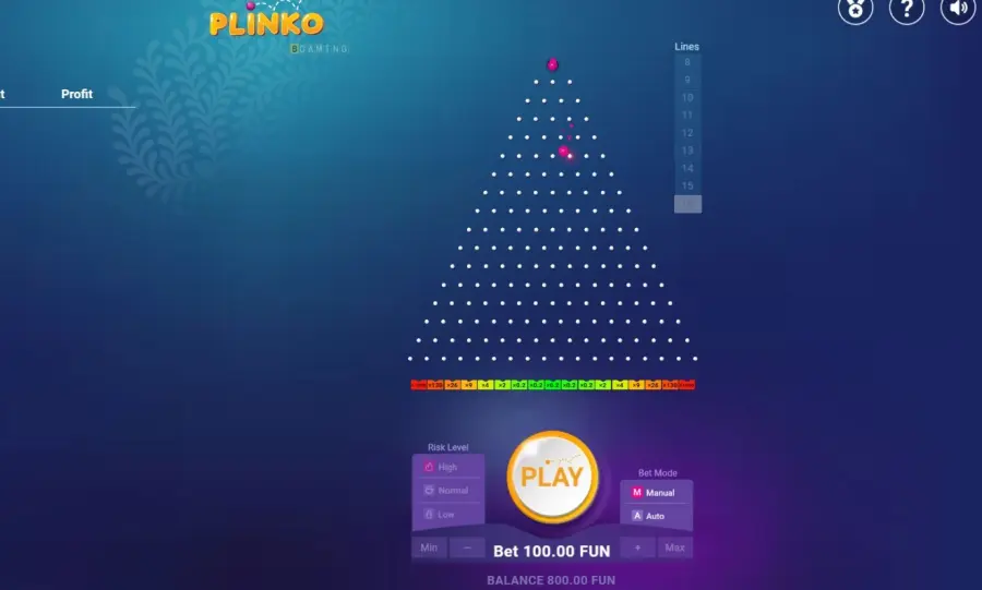 Plinko demo